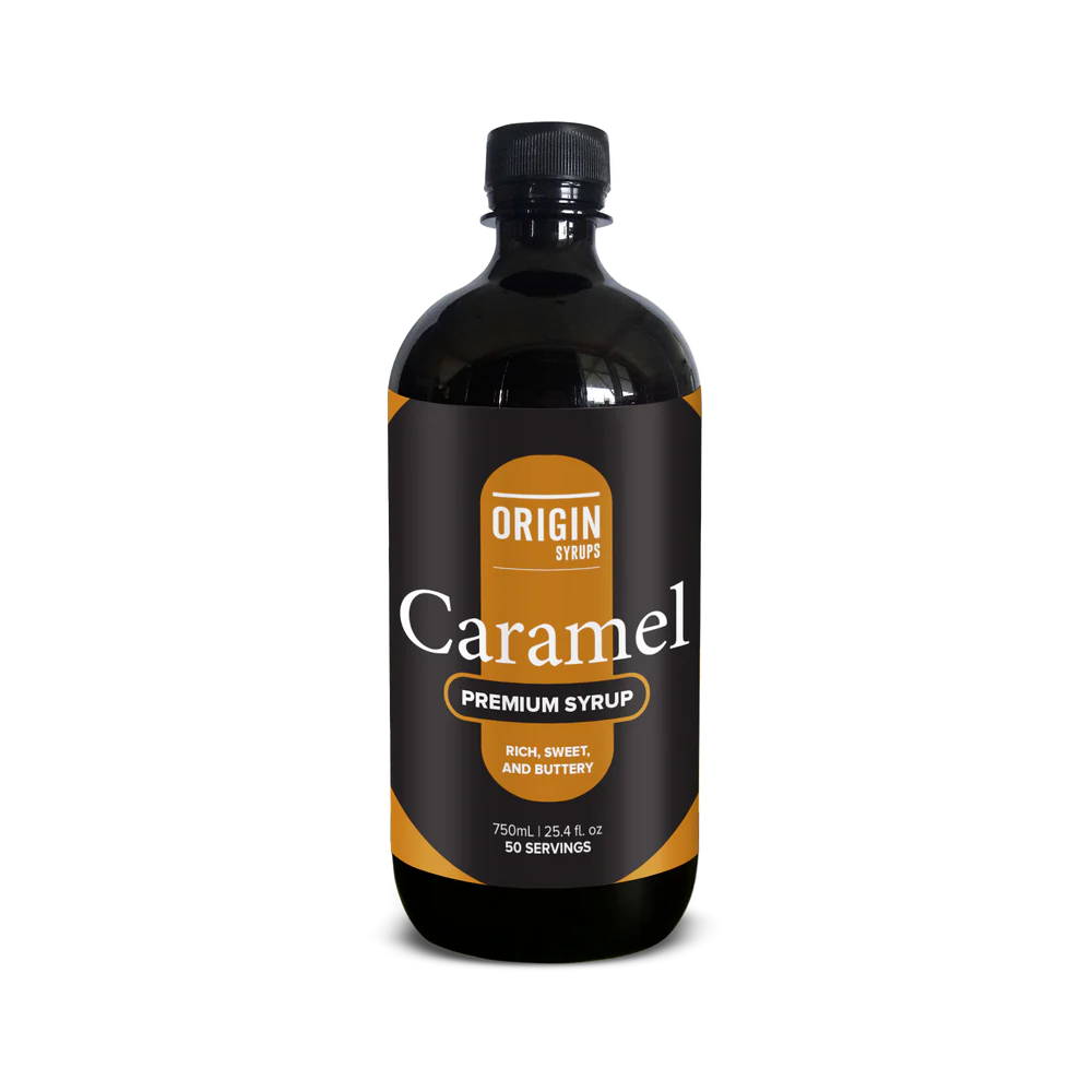Caramel Flavoured Syrup by Origin Tea - Danes Coffee Roasters