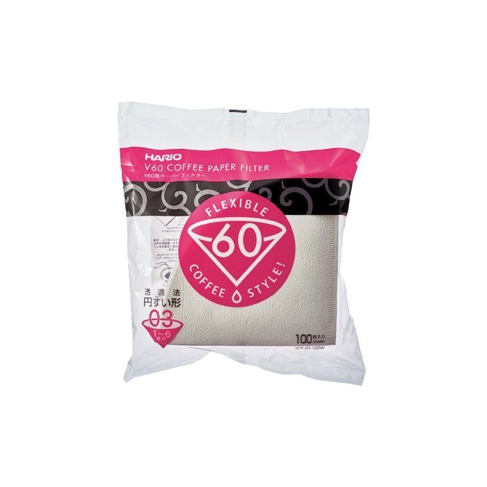 Hario V60 Paper Filter 03 - 100 Pack - Danes Coffee Roasters