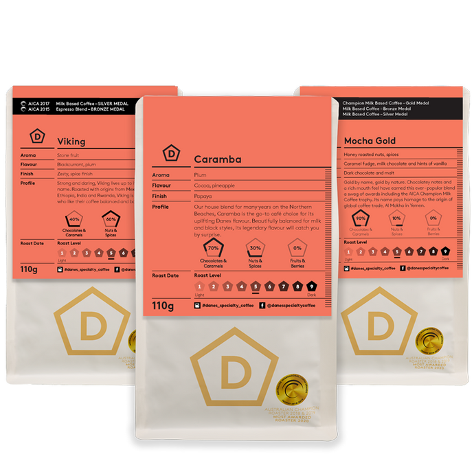 Milk Champions Sample Pack - Danes Specialty Coffee