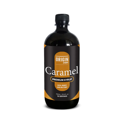 Caramel Flavoured Syrup by Origin Tea - Danes Coffee Roasters