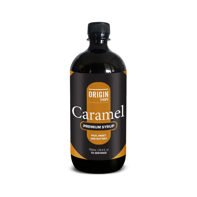 Caramel Flavoured Syrup by Origin Tea - Danes Coffee Roasters