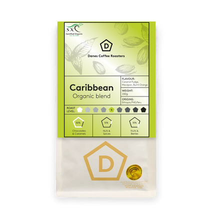 Caribbean 100% Organic - Danes Coffee Roasters