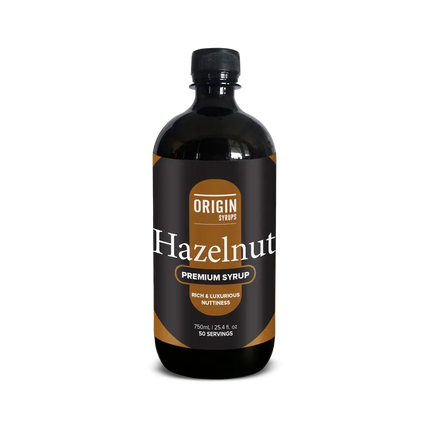 Hazelnut Flavoured Syrup by Origin Tea - Danes Coffee Roasters