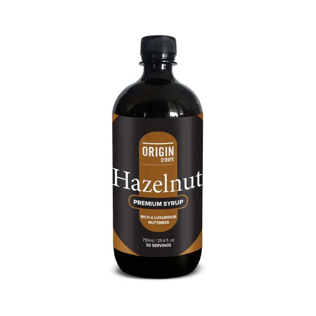 Hazelnut Flavoured Syrup by Origin Tea - Danes Coffee Roasters