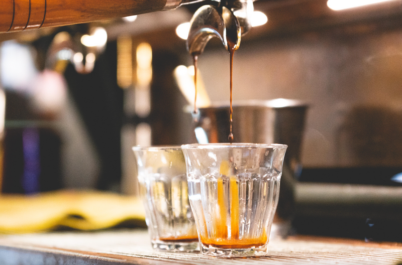 Danes coffee on the making