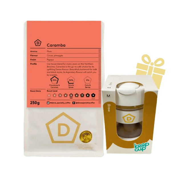 Keep Cup Bundle - 1kg Caramba - Danes Coffee Roasters