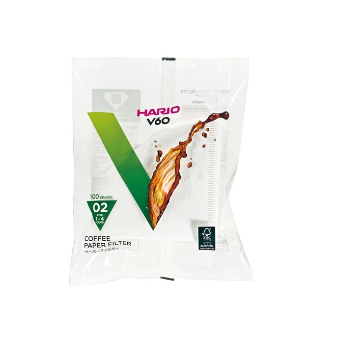 Hario V60 Paper Filters 02 - 100 pack - Danes Coffee Roasters